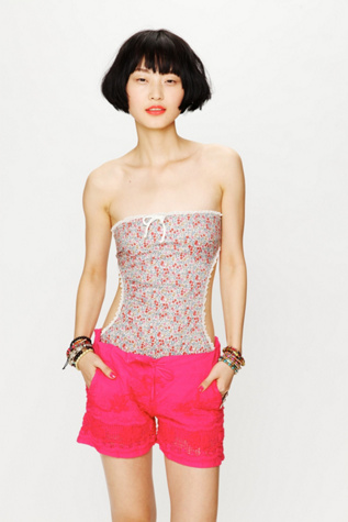 Crochet Border Shorts