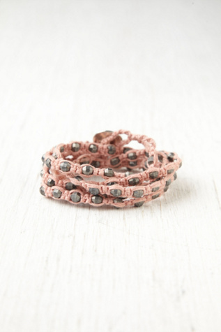 Coral Haze Wrap Bracelet