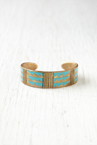 Geo Enamel Cuff