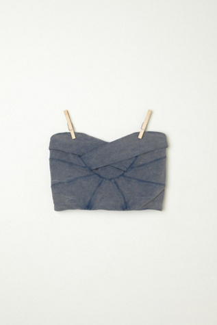 French Terry Cross Bust Bra