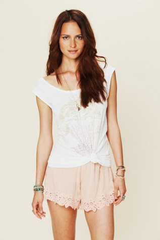 Cutwork Tap Short