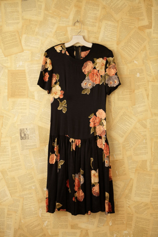 Vintage 1980s Floral Dress