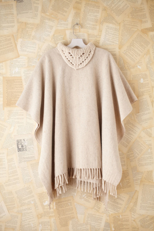 Vintage Wool Poncho
