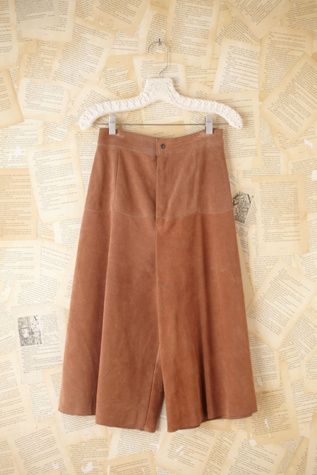 Vintage Suede Skort