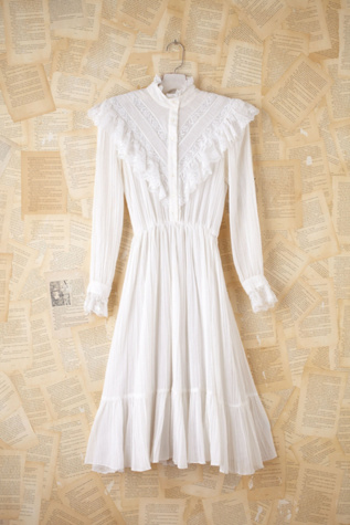Vintage Gauze Lace Dress