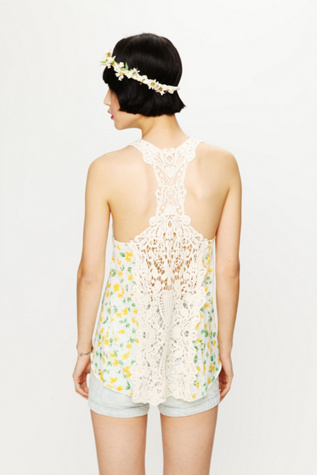 Izzy Crochet Back Tank