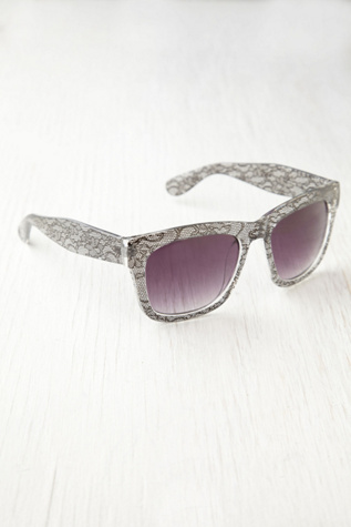 Lace Print Sunglasses
