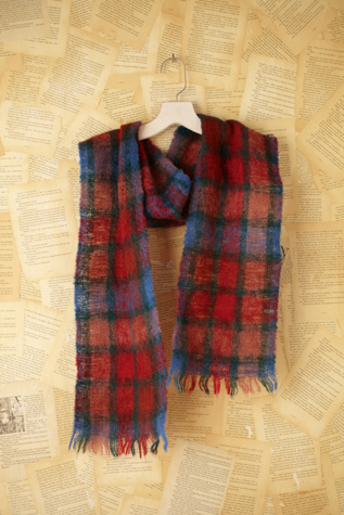 Vintage Plaid Scarf
