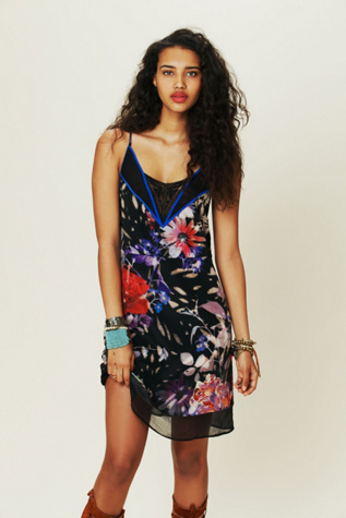 Digital Print Slip Dress