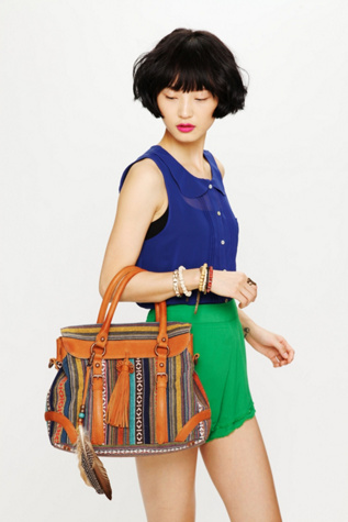 Jacquard Satchel