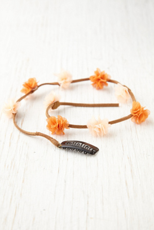 Flower Suede Tie