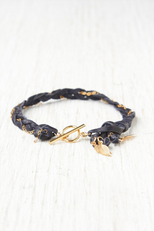 Slate Braided Bracelet