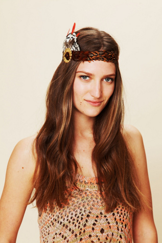 Gilded Feather Headdress