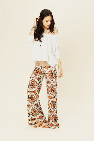 Printed Beach Pant