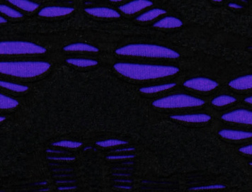 Purple with Black