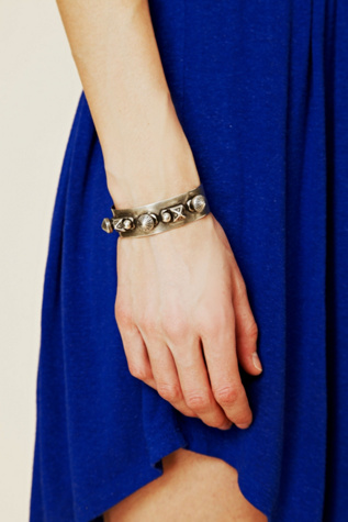 Studded Silver Cuff