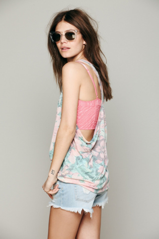 Sunkissed Flora Racerback Tank