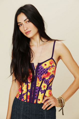 Tropical Floral Corset