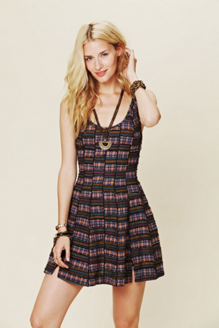 Union Plaid House Dress