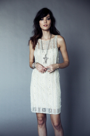 Embellished Shift Dress