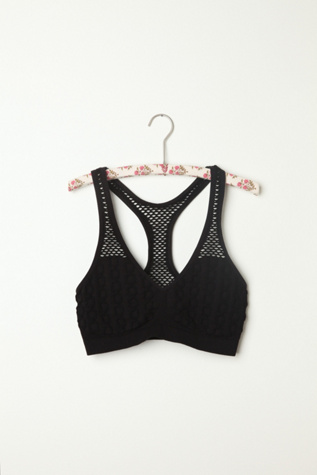 Fishnet Racer Back Bra
