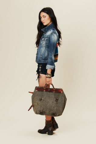 Mexican Stripe Denim Jacket
