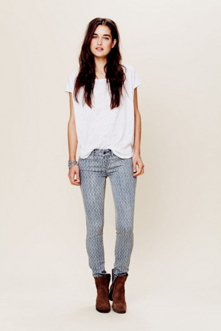 Rosey Printed Skinny Jean