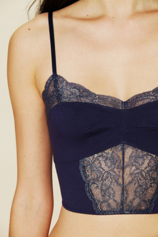 Foiled Galloon Crop Bra