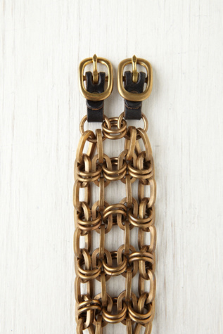Heavy Chain Double Bracelet