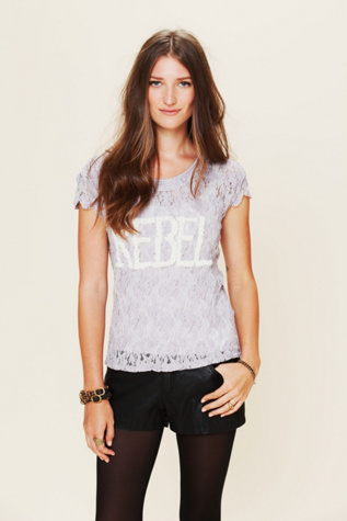 Rebel In Lace Tee