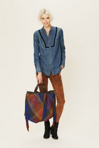 Blue / Cognac