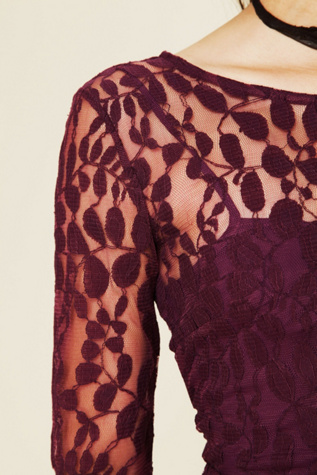 Floral Mesh Lace Dress