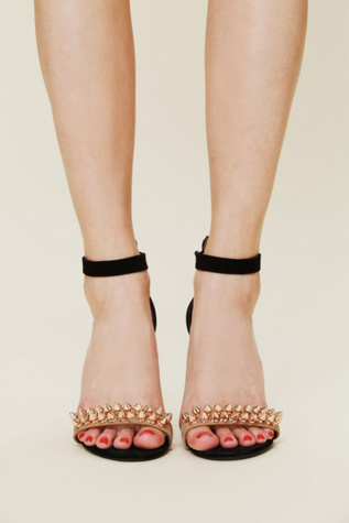 Black Suede / Rose Gold