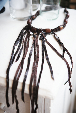Leather Strand Necklace