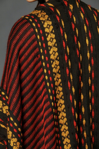Woven Blanket Poncho