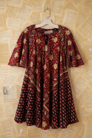 Vintage Floral Printed Tunic