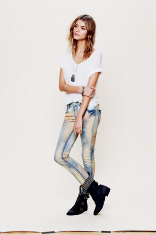 5 bolso de Slim Jeans Slouch