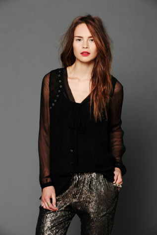 Ginger Tie Top