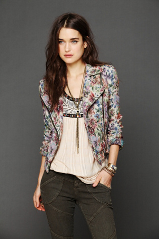 Tapestry Moto Jacket