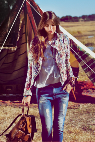 Tapestry Moto Jacket