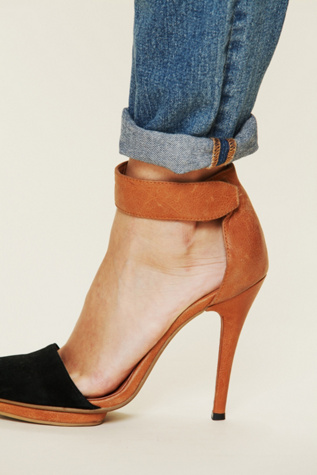 Black Suede/Tan Leather