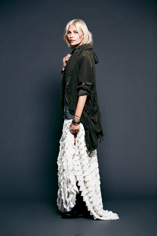 Twice Zipped Hooded Jacket