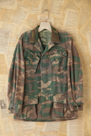 Free People Vintage Military Camouflage Jacket in vintage-jackets