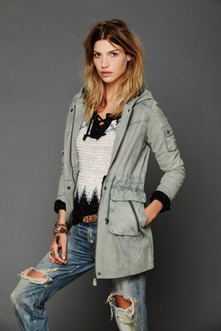 Hooded Leather Jacket