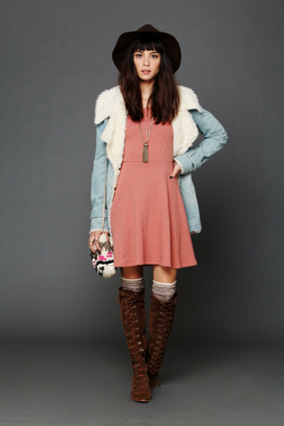 Molly's Lace Up Fit N Flare