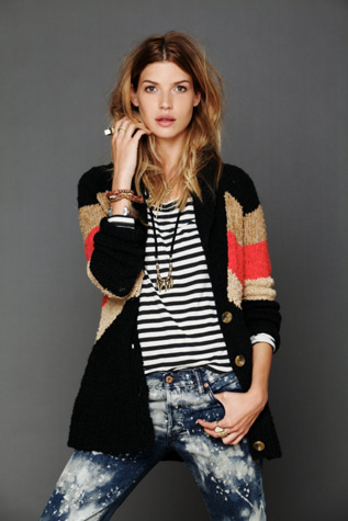 Gone Askew Stripe Cardigan