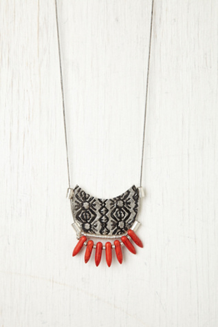 Disc and Bead Necklace