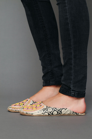 Moroccan Beaded Slipper