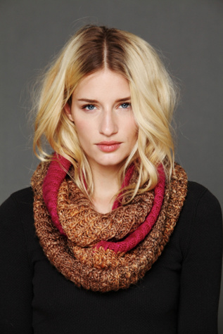 Loop Knit Eternity Scarf