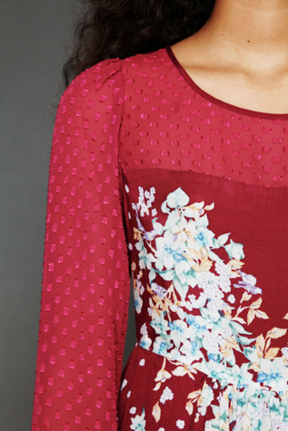 Printed Fit and Flare Dress